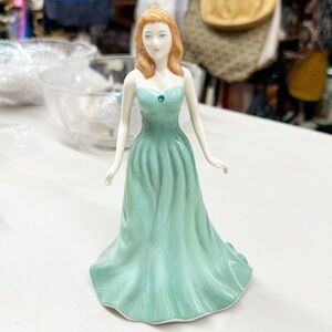 Royal Doulton HN 4974 EMERALD MAY FIGURINE Gemstones Collection Vintage